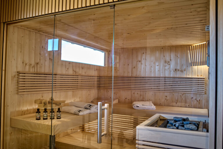 Private Sauna im Wellnessbad